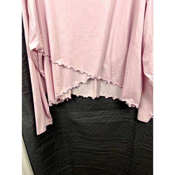 Tek Gear Lettuce-Edge Cross-Back Top Sortswear Loungewear Casual Chic SZ 4X:NWOT - Picture 9 of 11